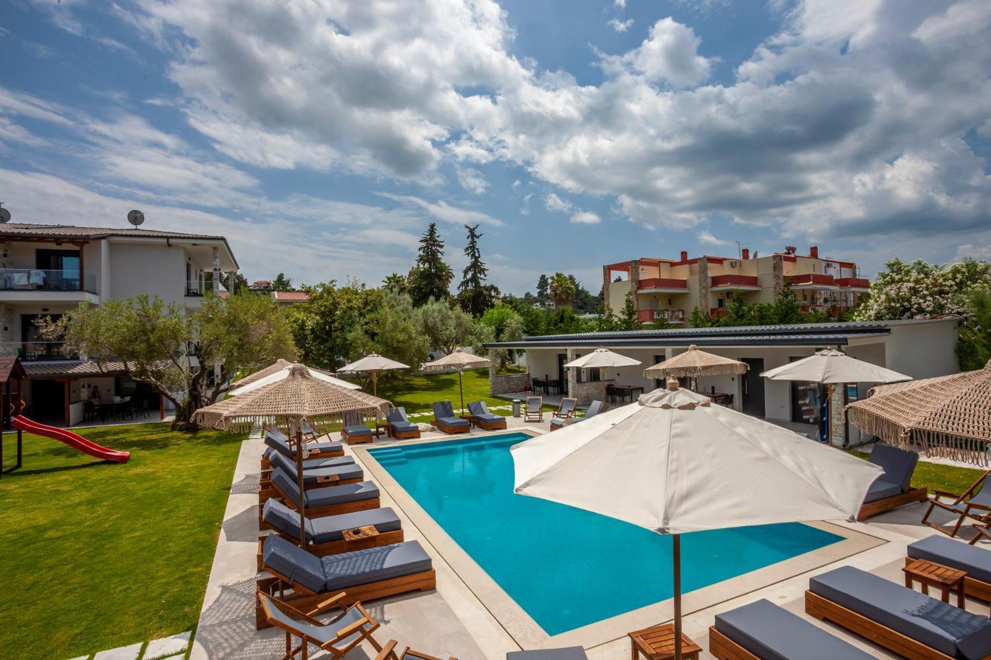 Olia Seaside Residence 120M From The Beach Pefkochori Extérieur photo