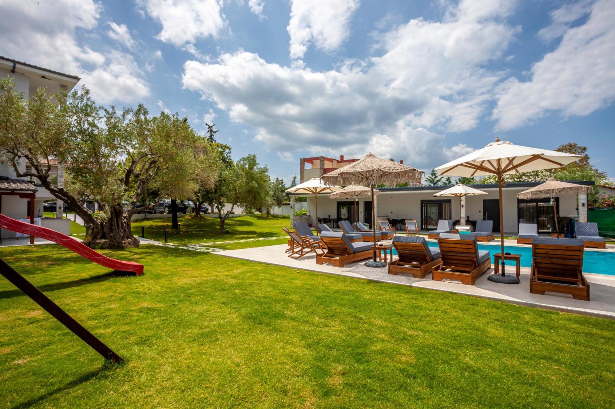 Olia Seaside Residence 120M From The Beach Pefkochori Extérieur photo