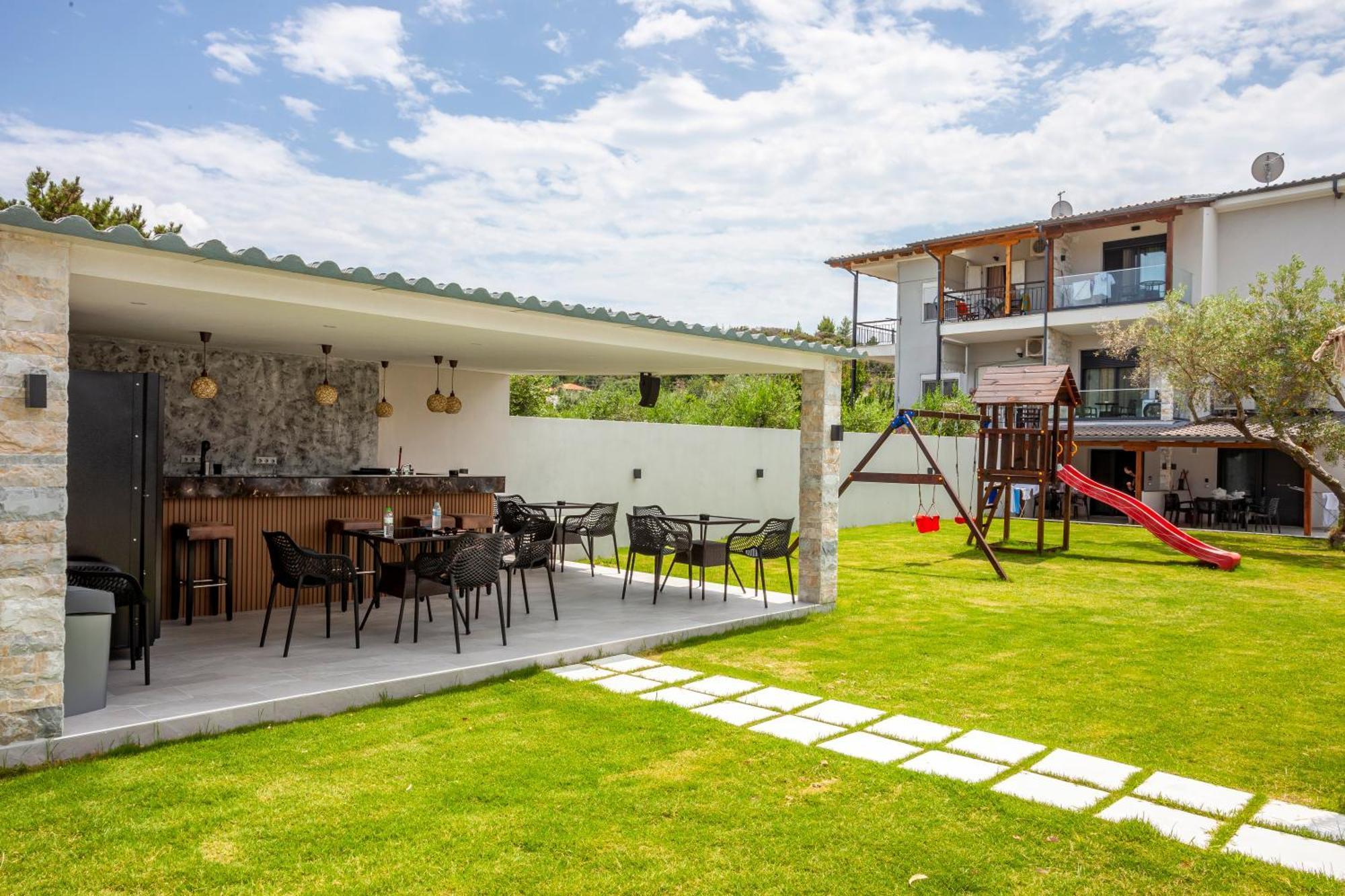 Olia Seaside Residence 120M From The Beach Pefkochori Extérieur photo