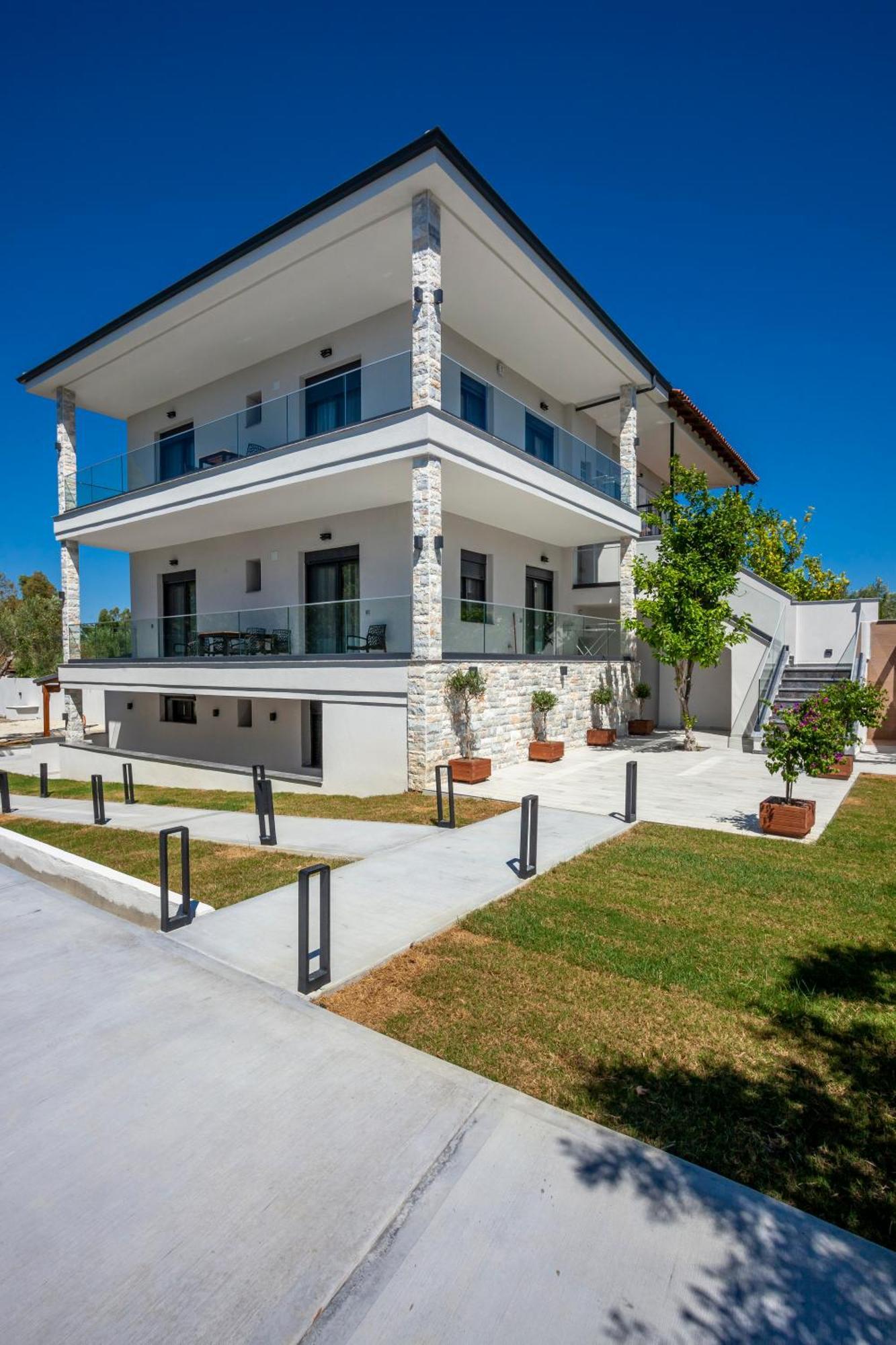 Olia Seaside Residence 120M From The Beach Pefkochori Extérieur photo