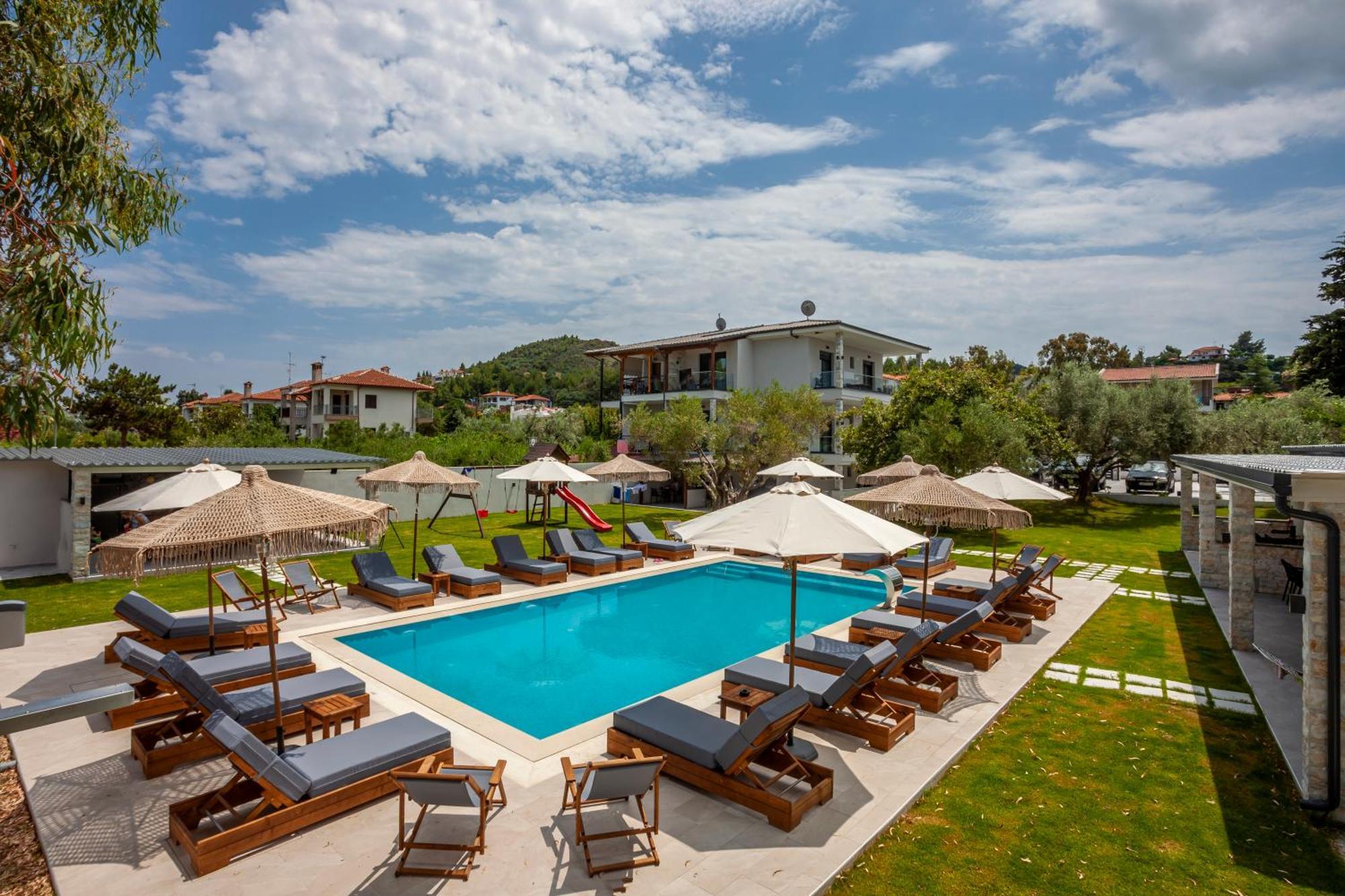Olia Seaside Residence 120M From The Beach Pefkochori Extérieur photo