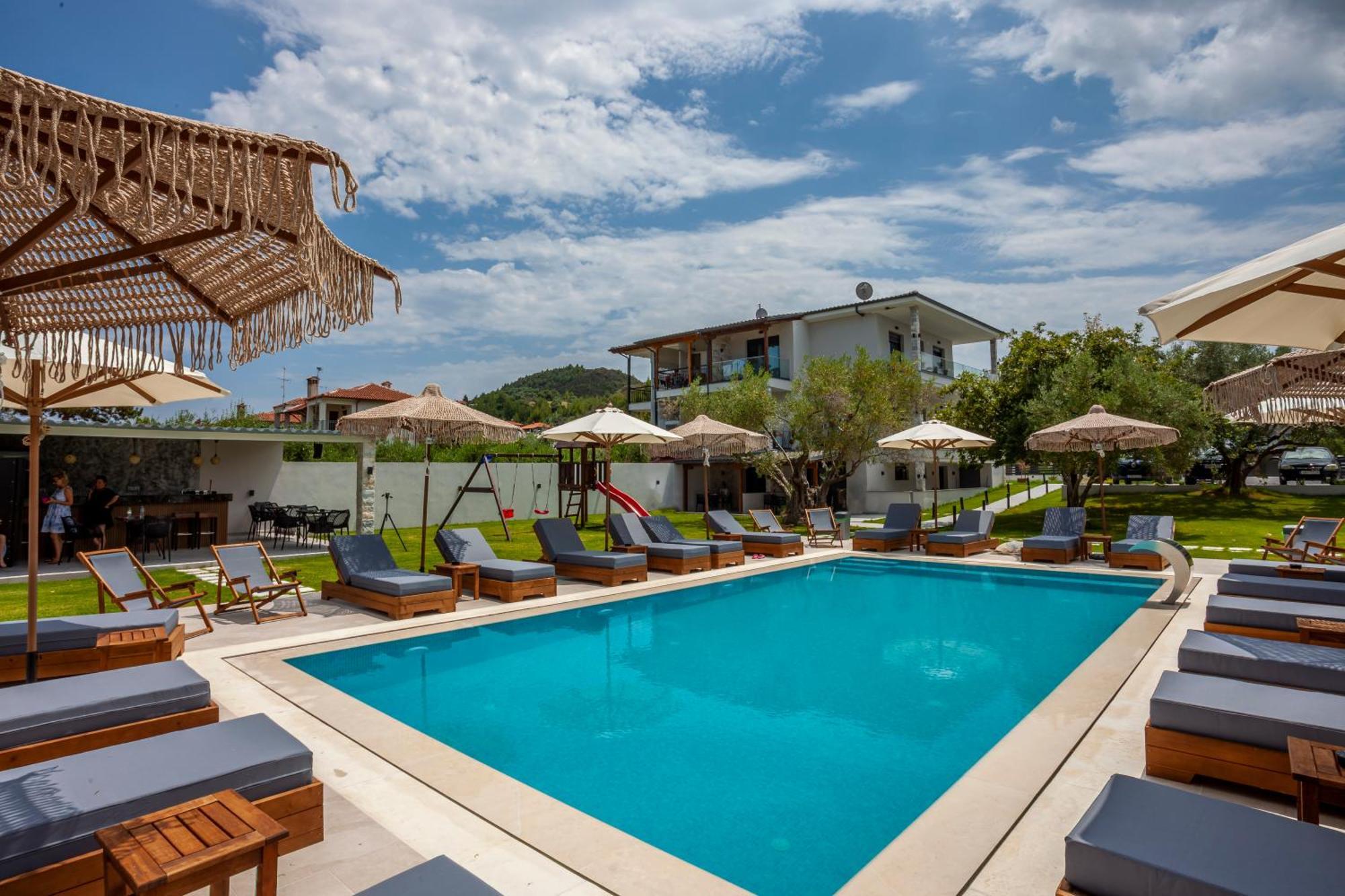Olia Seaside Residence 120M From The Beach Pefkochori Extérieur photo